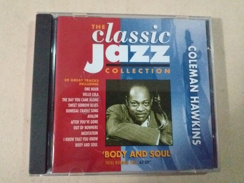 Cd Coleman Hawkins/ The Classic Jazz Collection