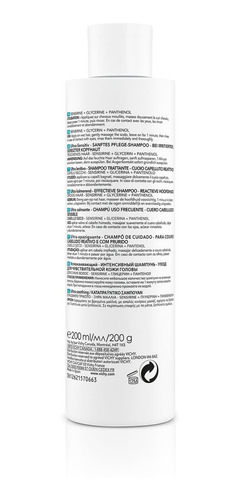 Vichy Dercos Ultra Calmante 200ml Cuero Cabelludo Sensible