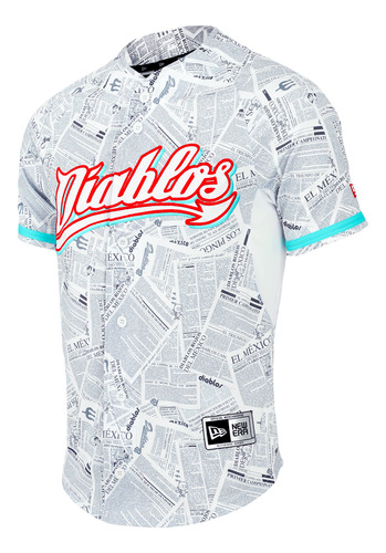 Jersey New Era Diablos Histórico Unisex Blanco