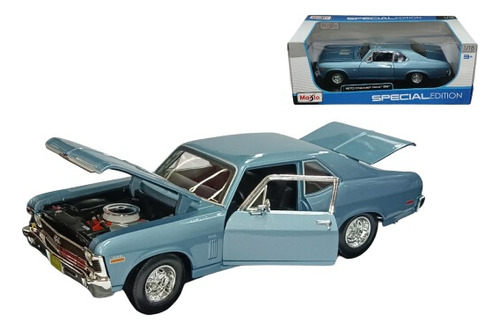 Chevrolet Chevy Nova Ss 1970 Americana Maisto Con Caja 1/18