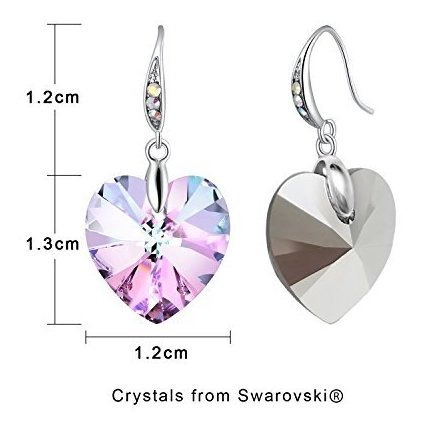 Arete En Forma De Corazón Para Mujer