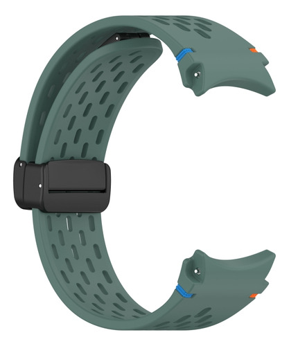 Correa De Reloj De Silicona Verde Oliva Para Samsung Galaxy