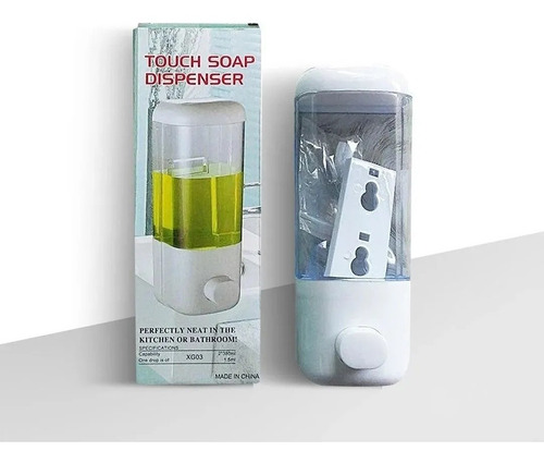 Dispenser Jabon Liquido Alcohol Gel Recargable Baño