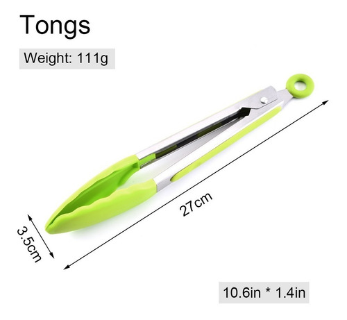 Juego De Utensilios De Silicona Antiadherente 10 Pzs.