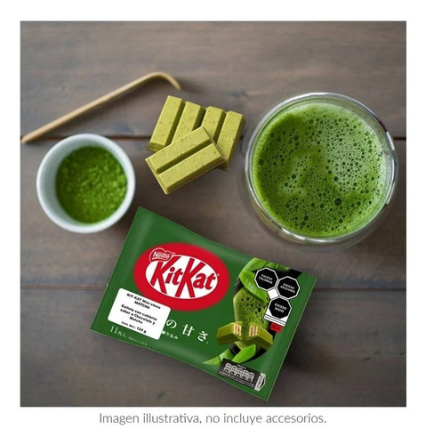 Chocolate Kit Kat Minis Matcha Té Verde Nestlé 11pz De 11.3g