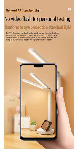 Lámpara De Mesa Led Brillante Para Protección Ocular Infanti