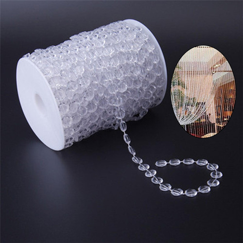 Para Nihay 30 Metros/rolo De Contas De Vidro Lustre T