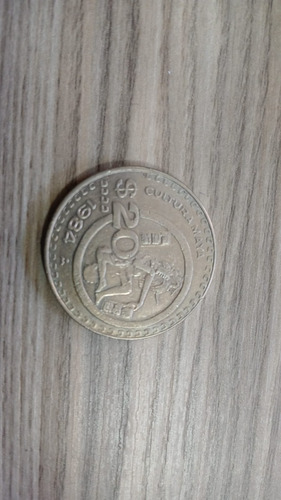 Moneda De Moneda De 20 Pesos Año 1984 Cultura Maya (Usado)