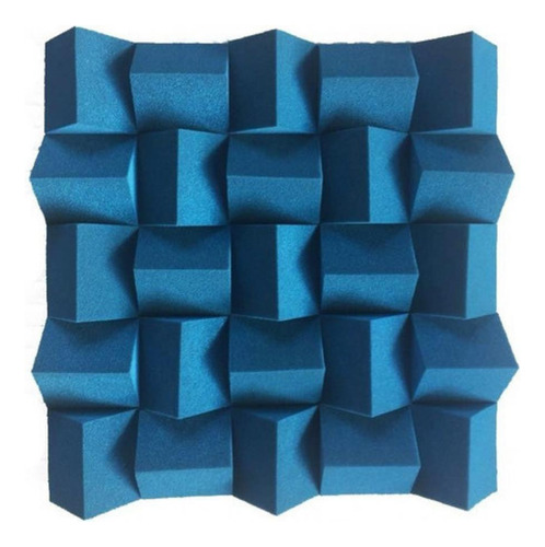 Espuma aislante acústica modelo Alpha modelo Alpha, 7 cm, color azul
