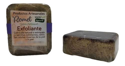 Jabon Artesanal Exfoliante - 100% Natura - g a $110