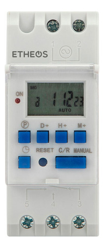 Timer Temporizador Programable Digital Para Riel Din 220v