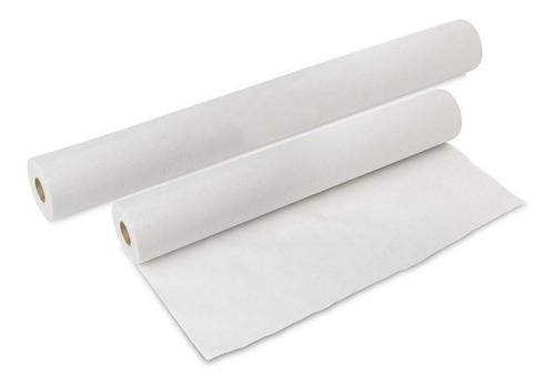 Imagem 4 de 8 de Papel Lençol 100% Branco Descartável P/ Maca 50x50 C/ 06 Un