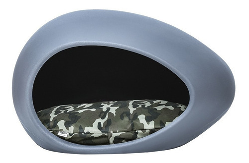 Cama Para Perros Cuchas Perros Moises Perros Eggys Mediana Color Gris