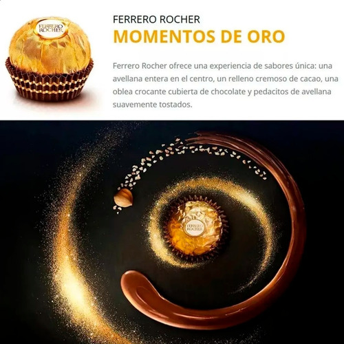 Ferrero Rocher Bombones De Avellana Y Chocolate + Lata Combo