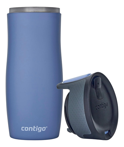 Termobatidora Contigo West Loop Autoseal, Unisex, De Acero I