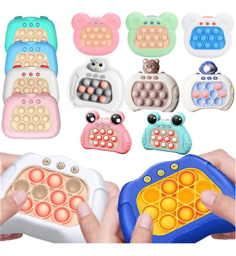 Brinquedo Pop It Eletrônico Com Luz, Som Alívio De Stress