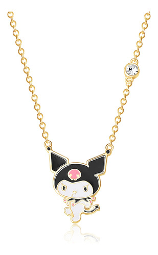 Hello Kitty Sanrio Kuromi - Collar Con Colgante Para Mujer .