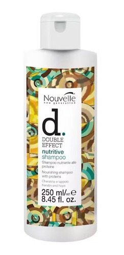 Shampoo Reparador Para Cabellos Dañados Double Effect 250ml