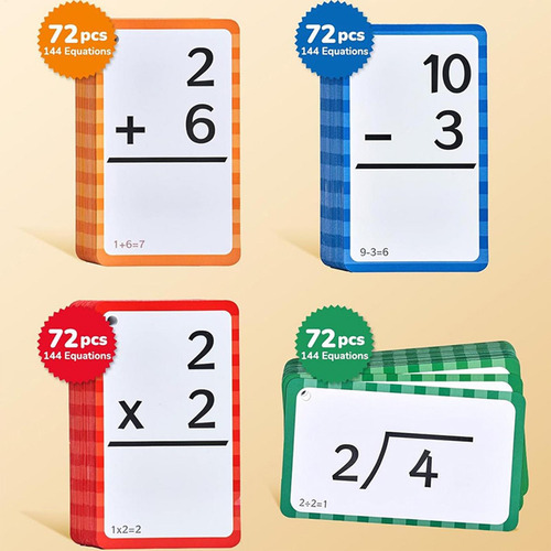 De Tarjetas Didácticas De Matemáticas Tarjetas Didácticas De