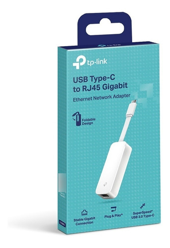 Tarjeta Usb Type C  Red Rj45 Gigabit Ethernet Tp-link Ue300c