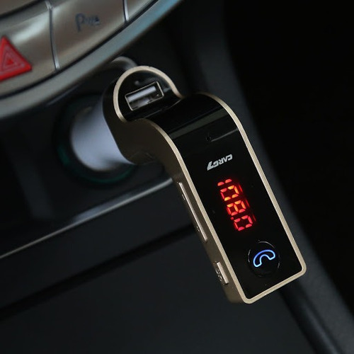 Imagen 5 de 6 de Transmisor Fm Bluetooth Cargador Usb Radio Auto Receptor ®
