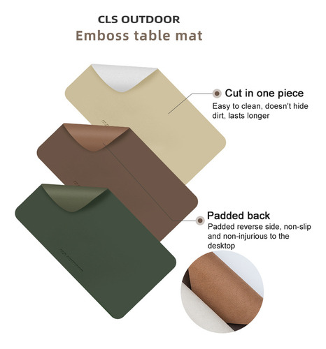 Mantel De Cuero Para Mesa Exterior, Tapete Impermeable De Po