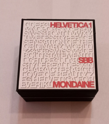 Caja De Presentación Para Reloj Mondaine Helvetica 1 Swiss