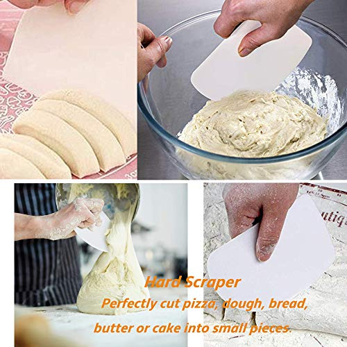 Raspador De Masa, Raspador De Banco Hornear De Plástic...
