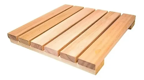 Imagem 3 de 4 de Kit Com 4 Decks De Madeira De Sobrepor No Piso Piscina 30cm