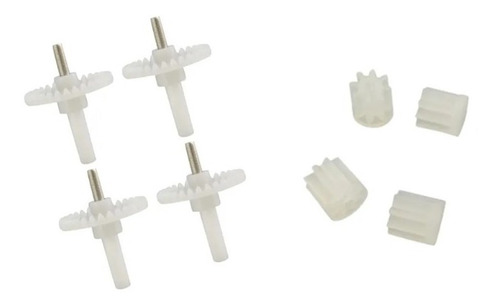 Imagem 1 de 4 de Kit 8 Engrenagens Drone Eachine E58 Engrenagem Motor Hélices