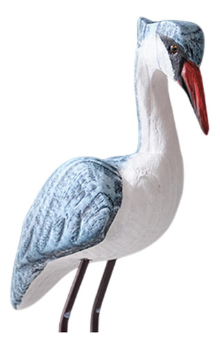 Decoración De La Escultura De Pájaros Marinos De Tamaño S