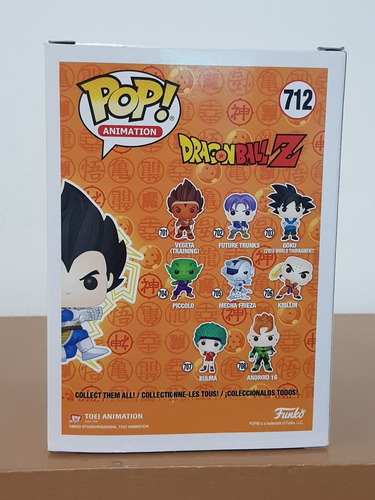 Funko Pop Vegeta Galick Gun#712 Dragon Ball Z C/ Protector