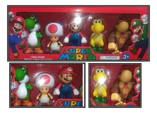 Figura Super Mario Set Muñeco Juguete 10 Cm Coleccion