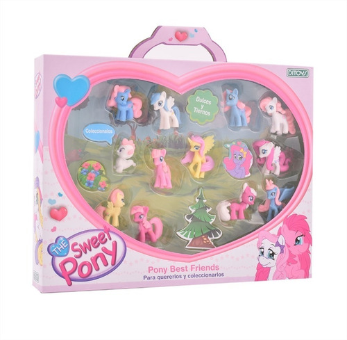 Set The Sweet Pony Y Sus Mejores Amigos Kit Original Ditoys