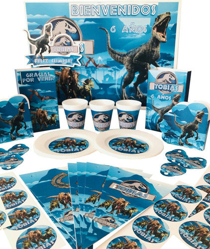 Cotillón Infantil Personalizado X 30  Jurassic World