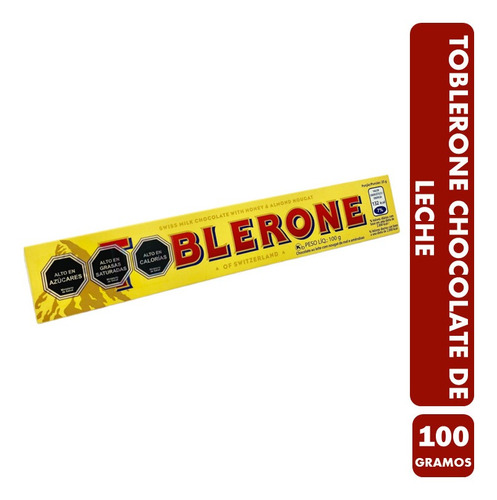 Toblerone - Chocolate Suizo Con Leche (barra Con 100gr)