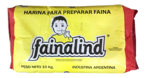 Harina De Garbanzos Fainalind X 10 Kg Faina Pizzeria