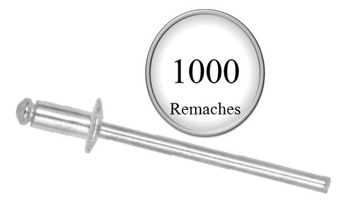 1000 As45 Remaches Pop De Aluminio 1/8x5/16 P
