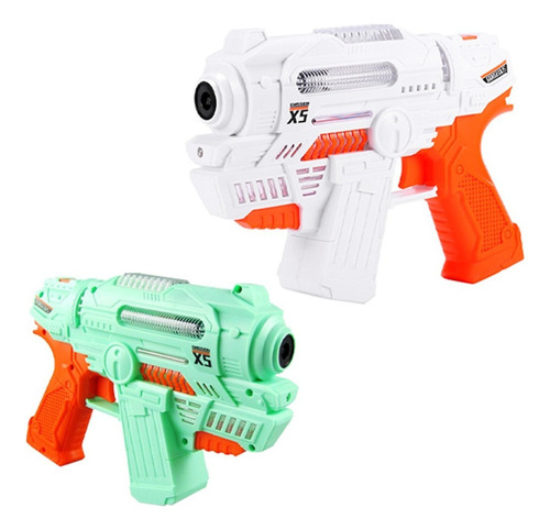 Pistola De Burbujas Jabon Maquina Automatica Juguete Niños Color Blanco