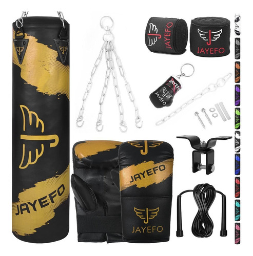 Saco De Boxeo Pesado Relleno Para Boxeo, Mma Muay Thai, Kic.