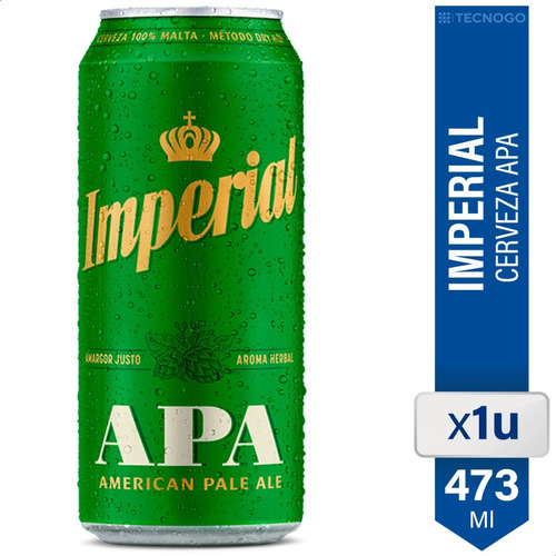 Cerveza Imperial Apa Dry Hop Lata 473ml 01almacen