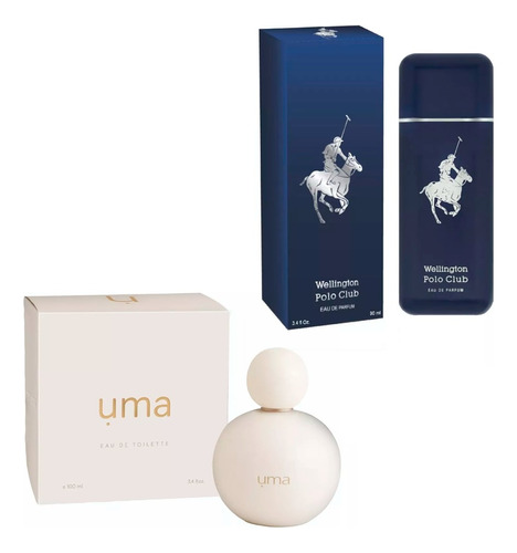 Pack X2 Perfumes Wellington Polo Club + Uma Perfuma 