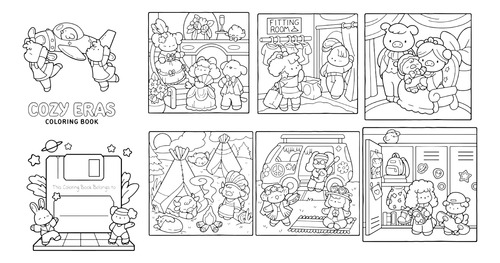 Imágenes Imprimibles Para Colorear Cozy Eras