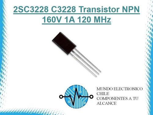 2sc3228 C3228 Transistor Npn 160v 1a 120 Mhz