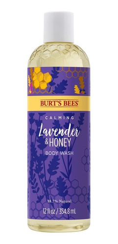 Imagen 1 de 4 de Gel De Baño Burt's Bees Lavanda Y Miel 354,8 Ml
