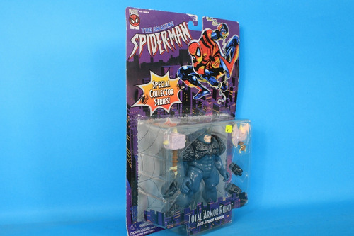 Total Armor Rhino Spiderman Toybiz 1996 (Usado)