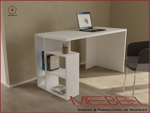 Escritorio En Mdf Moderno / Minimalista (varios Modelos)