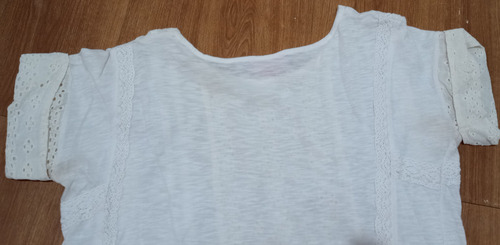 Short Rayado (44) Con Remera Mujer (l) (Usado)