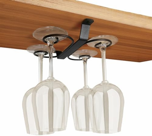 Soporte Para Copas De Vino De 9 Pulgadas Para Debajo Del Gab