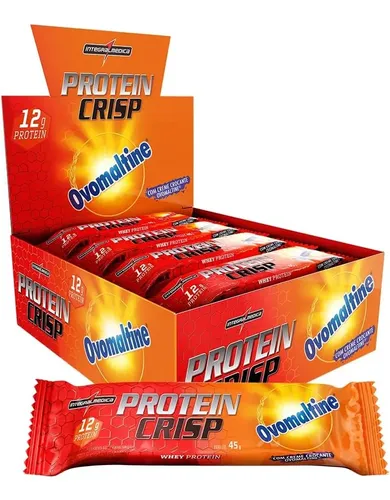 Protein Crisp Bar Ovomaltine 12 Unidades 45g Integralmedica